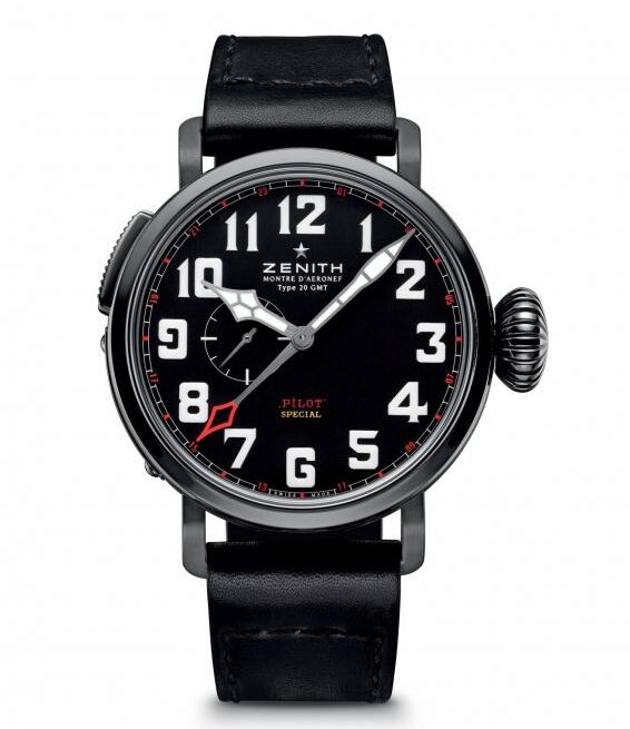 Replica Watch Zenith Pilot Montre d'Aeronef Type 20 GMT Red Baron 96.2430.693/21.C703 Titanium - Aligator Bracelet Replica Watch Zenith Pilot Montre d'Aeronef Type 20 GMT Red Baron 96.2430.693/21.C703 Titanium - Aligator Bracelet